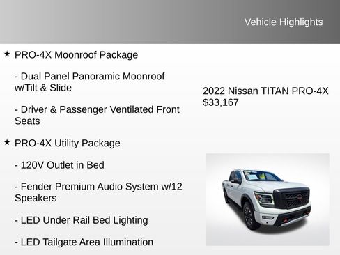 Used 2022 Nissan Titan PRO-4X w/ Pro-4x Convenience Package image 12