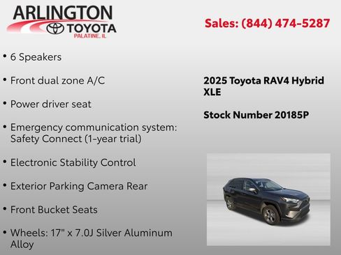 Used 2025 Toyota RAV4 XLE AWD/4WD image 4