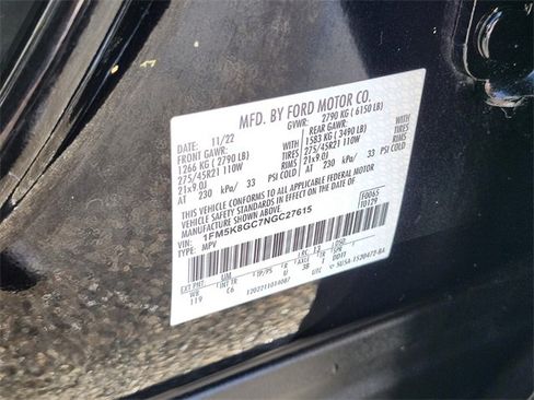 Certified 2022 Ford Explorer ST w/ Equipment Group 401A image 37