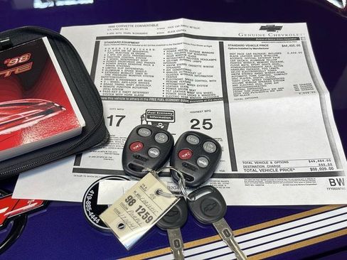 Used 1998 Chevrolet Corvette Convertible w/ Memory Pkg RWD image 49