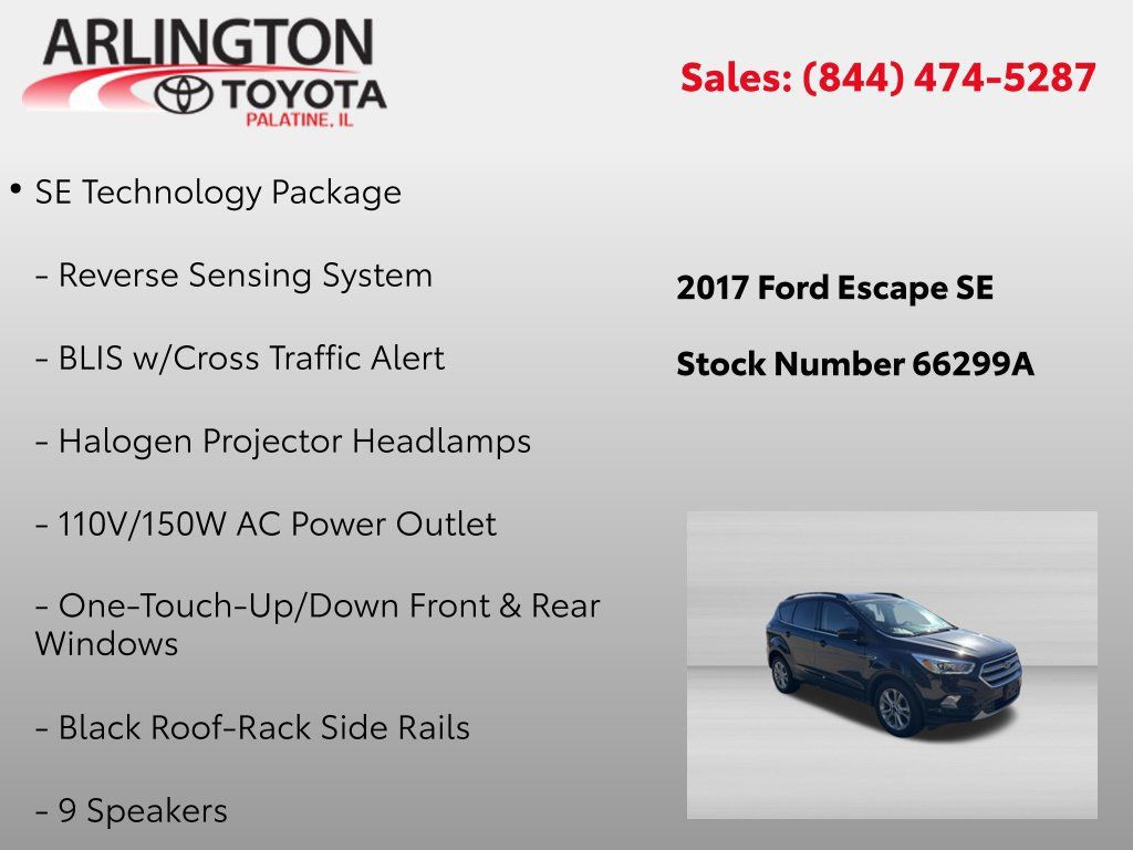Used 2017 Ford Escape SE w/ Equipment Group 201A FWD image 2
