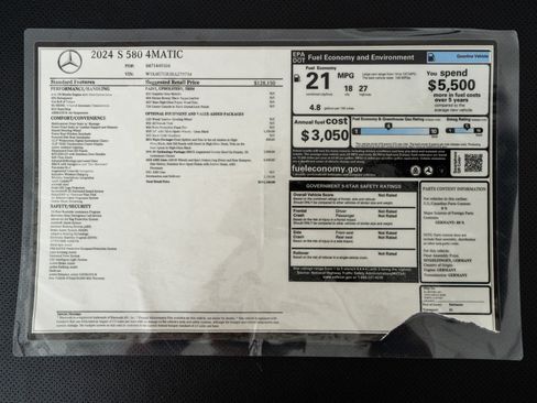 Used 2024 Mercedes-Benz S 580 4MATIC Sedan image 23