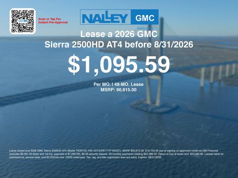 New 2026 GMC Sierra 2500 AT4 w/ AT4 Premium Plus Package AWD/4WD image 3