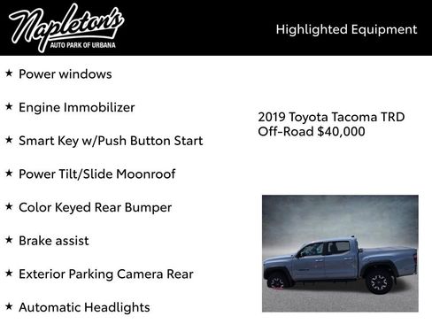 Used 2019 Toyota Tacoma TRD Off-Road image 5