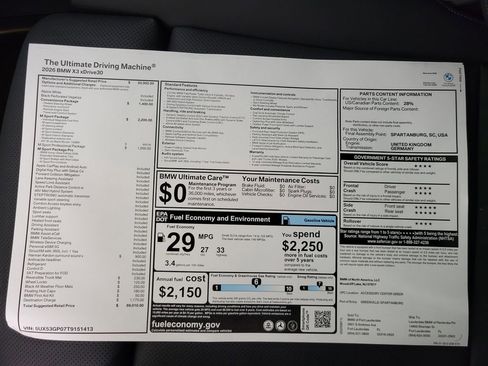 New 2026 BMW X3 xDrive30 w/ M Sport Package image 14