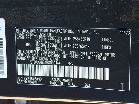 Certified 2024 Toyota Grand Highlander AWD image 27