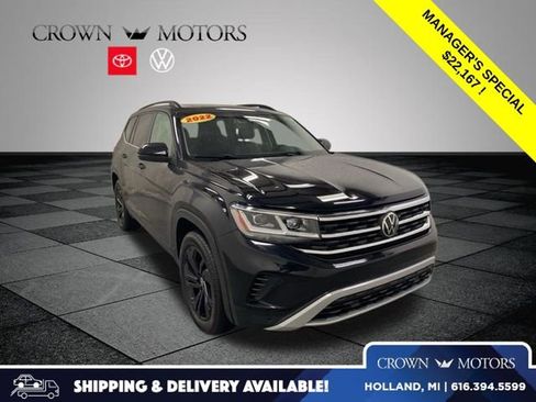 Used 2022 Volkswagen Atlas SE AWD/4WD image 1