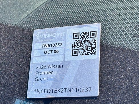 New 2026 Nissan Frontier PRO-4X w/ Pro-4x Convenience Package image 28