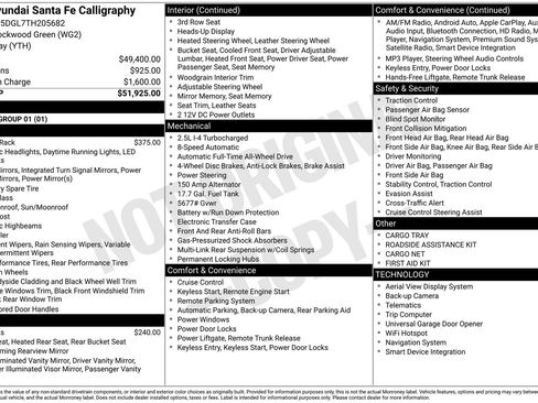 New 2026 Hyundai Santa Fe Calligraphy AWD/4WD image 30