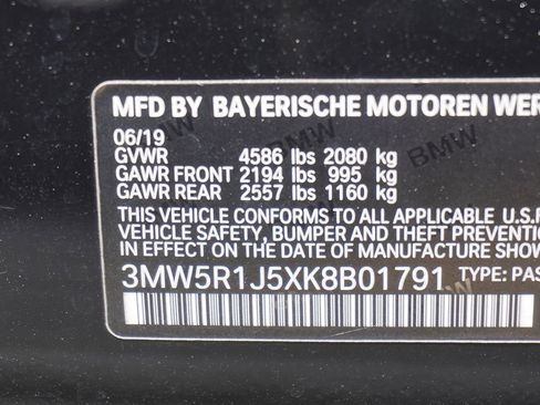 Used 2019 BMW 330i Sedan w/ Driving Assistance Package RWD image 32