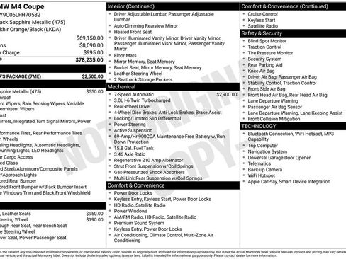 Used 2020 BMW M4 Base w/ M Driver's Package image 15