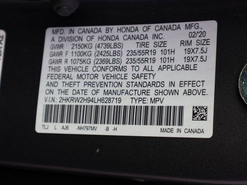 Used 2020 Honda CR-V Touring image 51