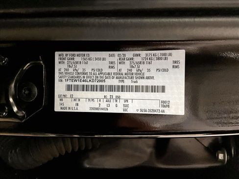 Used 2020 Ford F150 Lariat w/ FX4 Off-Road Package image 32