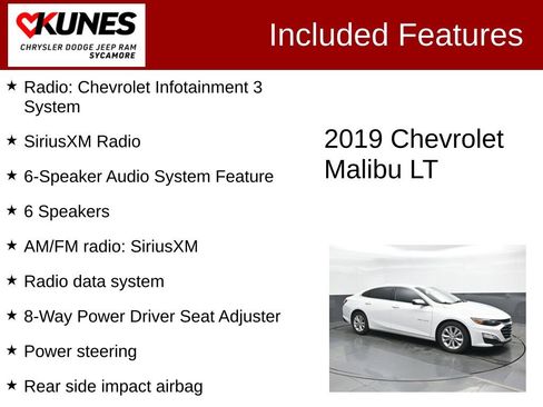 Used 2019 Chevrolet Malibu LT FWD image 3