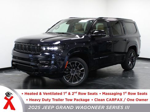 Used 2025 Jeep Grand Wagoneer Series III w/ Rear Seat Video Group 1 AWD/4WD image 1