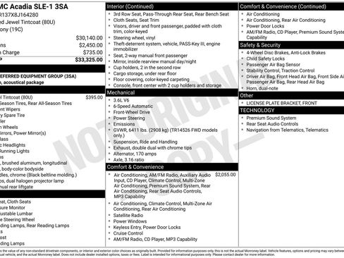 Used 2008 GMC Acadia SLE image 2