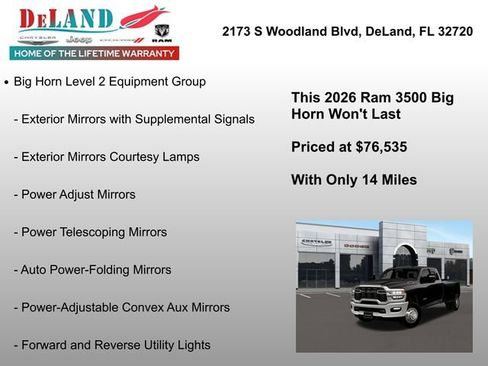 New 2026 RAM 3500 Big Horn image 18