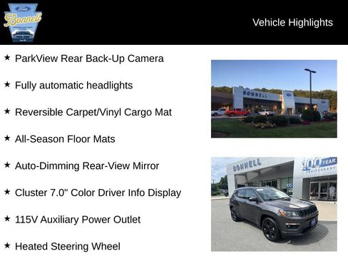 Used 2021 Jeep Compass Latitude w/ Sun and Sound Group AWD/4WD image 9