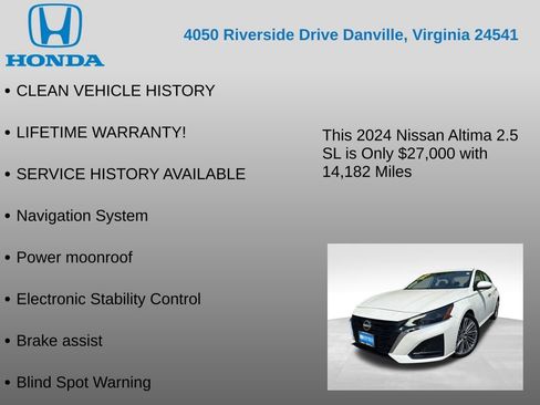 Used 2024 Nissan Altima 2.5 SL FWD image 7