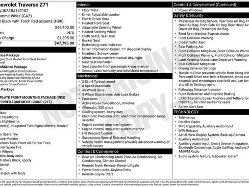 Used 2024 Chevrolet Traverse Z71 image 44