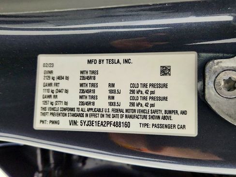 Used 2023 Tesla Model 3 Standard Range RWD image 23