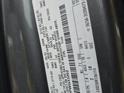 Used 2023 Ford F150 Lightning XLT w/ Equipment Group 312A High image 14