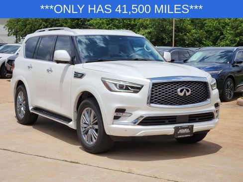 Used 2023 INFINITI QX80 Luxe w/ Cargo Package RWD image 3