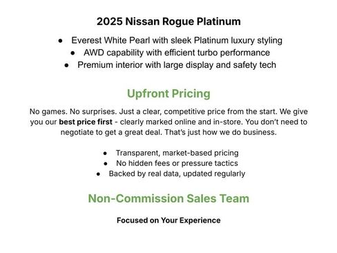 Used 2025 Nissan Rogue Platinum image 3