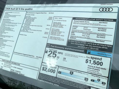 New 2026 Audi Q3 quattro 2.0T AWD/4WD image 19