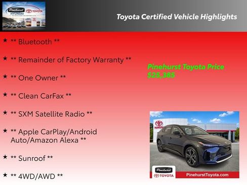 Used 2024 Toyota bZ4X AWD w/ Weather Package image 19