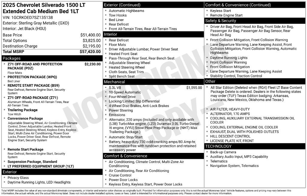 Used 2025 Chevrolet Silverado 1500 LT AWD/4WD image 8
