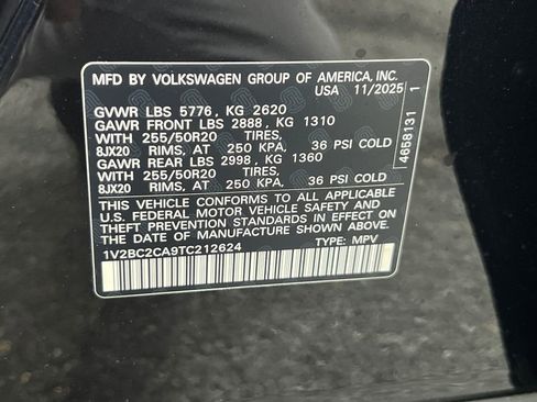 New 2026 Volkswagen Atlas Cross Sport SEL image 36