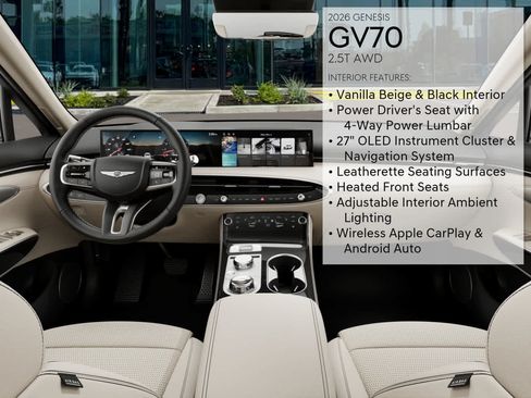 Used 2026 Genesis GV70 2.5T AWD/4WD image 17