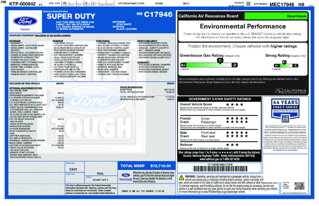 Used 2021 Ford F250 Lariat AWD/4WD image 5