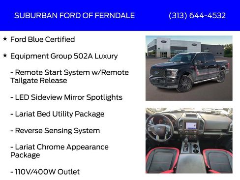 Used 2020 Ford F150 Lariat w/ Equipment Group 502A Luxury image 4