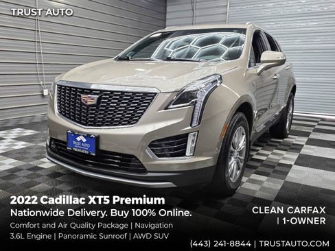 Used 2022 Cadillac XT5 Premium Luxury AWD/4WD image 1