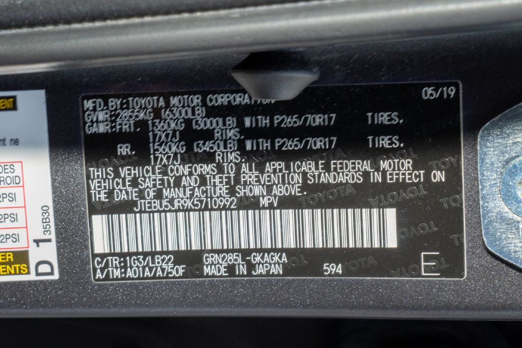 Used 2019 Toyota 4Runner SR5 Premium w/ Wilderness Package AWD/4WD image 26