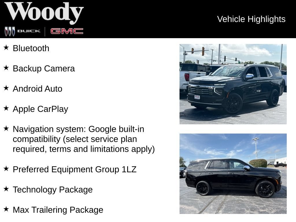 Certified 2025 Chevrolet Tahoe Premier AWD/4WD image 3