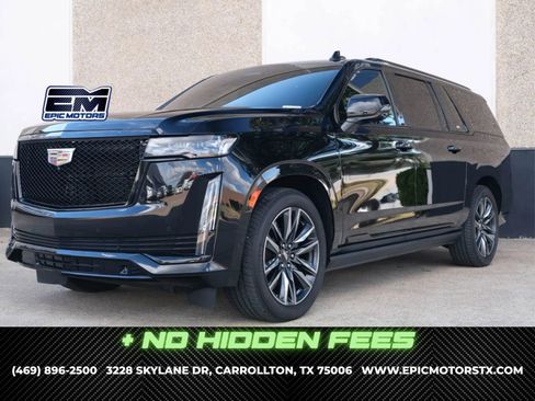 Used 2021 Cadillac Escalade ESV Sport w/ Driver Assist Tech Package RWD image 1
