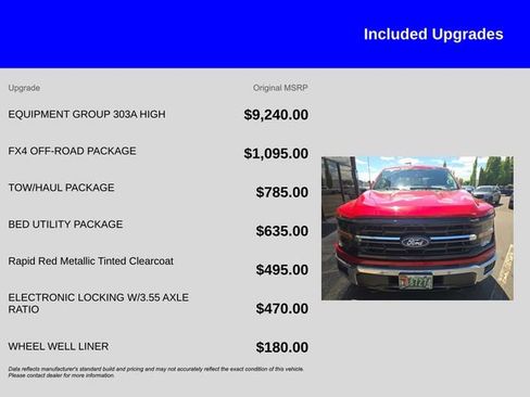 Used 2024 Ford F150 XLT w/ Equipment Group 303A High AWD/4WD image 12