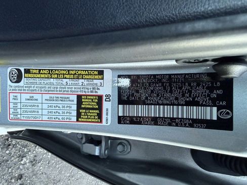 Used 2022 Lexus ES 350 w/ Premium Package image 32