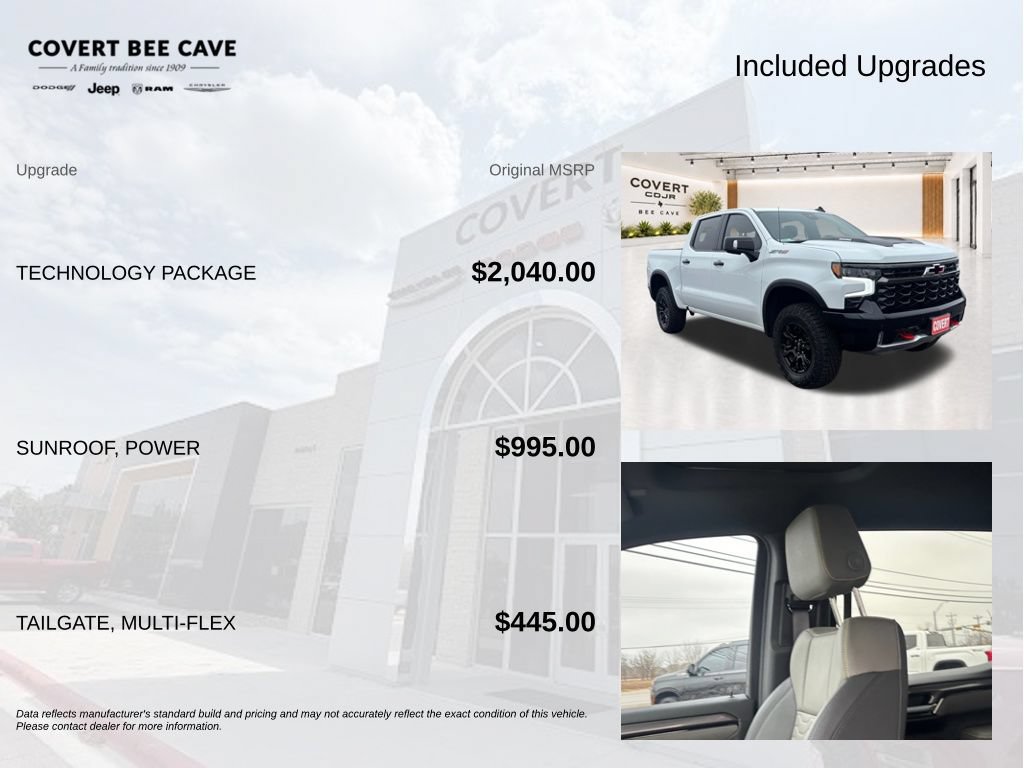 Used 2025 Chevrolet Silverado 1500 ZR2 w/ Technology Package AWD/4WD image 11