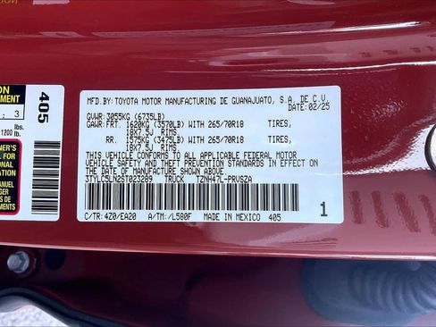 New 2025 Toyota Tacoma TRD Off-Road image 35