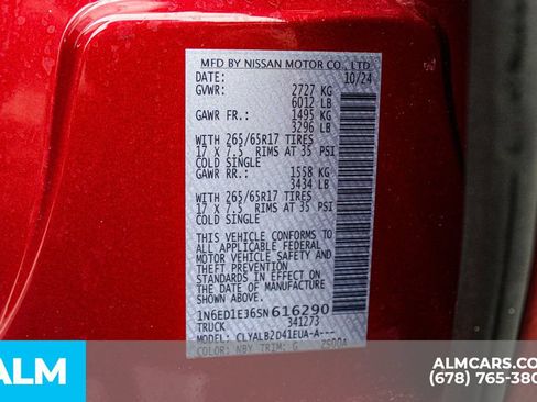 Used 2025 Nissan Frontier SV RWD image 40