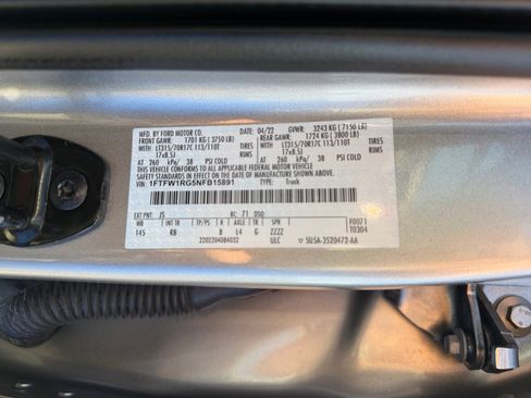Used 2022 Ford F150 Raptor w/ Equipment Group 801A High AWD/4WD image 34