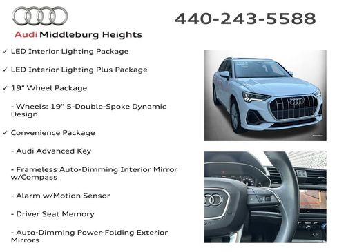 Used 2023 Audi Q3 2.0T Premium Plus w/ Premium Plus Package AWD/4WD image 6