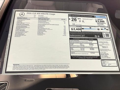 New 2026 Mercedes-Benz CLE 450 4MATIC Coupe image 18