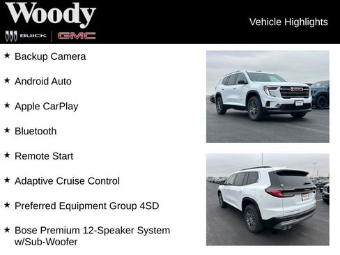 New 2026 GMC Acadia Elevation AWD/4WD image 3