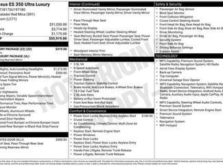 Used 2025 Lexus ES 350 Ultra Luxury w/ Accessory Package (Z2) FWD video 1