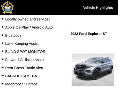 Used 2022 Ford Explorer ST w/ Equipment Group 401A image 2